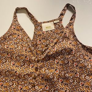 Floral anthropology tank